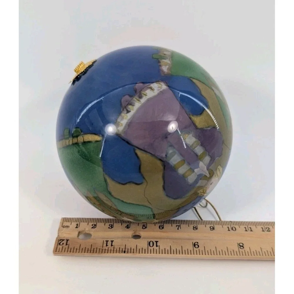 2000 Li Bien Hand Painted Christmas Ornament Pier 1 Angels Singing Praying Large